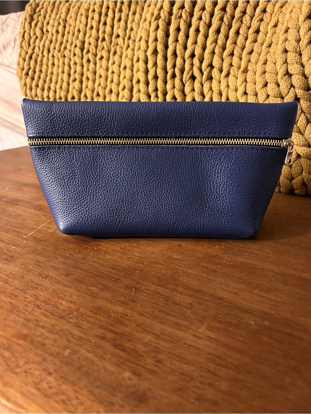 Portland Leather Makeup Bag